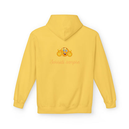 Smile Always Hoodie — Cute Emoji Graphic Hooded Sweatshirt