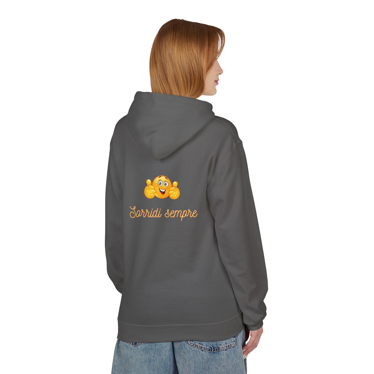 Smile Always Hoodie — Cute Emoji Graphic Hooded Sweatshirt
