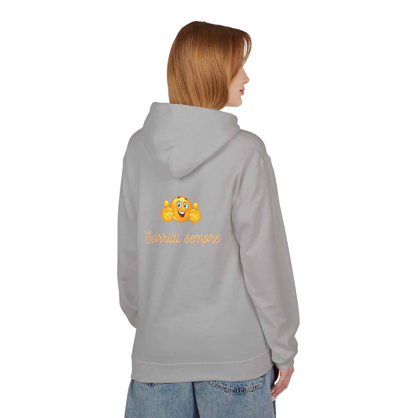 Smile Always Hoodie — Cute Emoji Graphic Hooded Sweatshirt