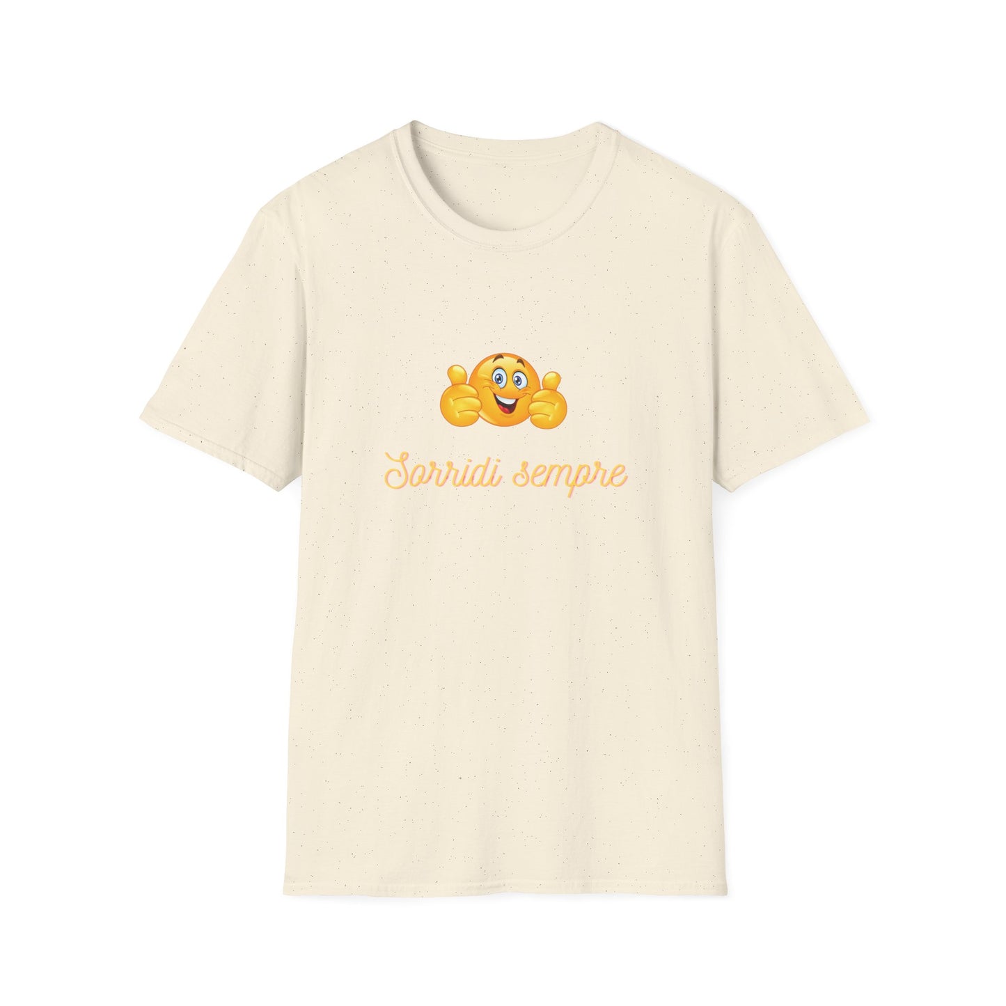 Smiling Emoji Faces T-Shirt | Cute Emoji Graphic Tee, 'Sorridi sempre'