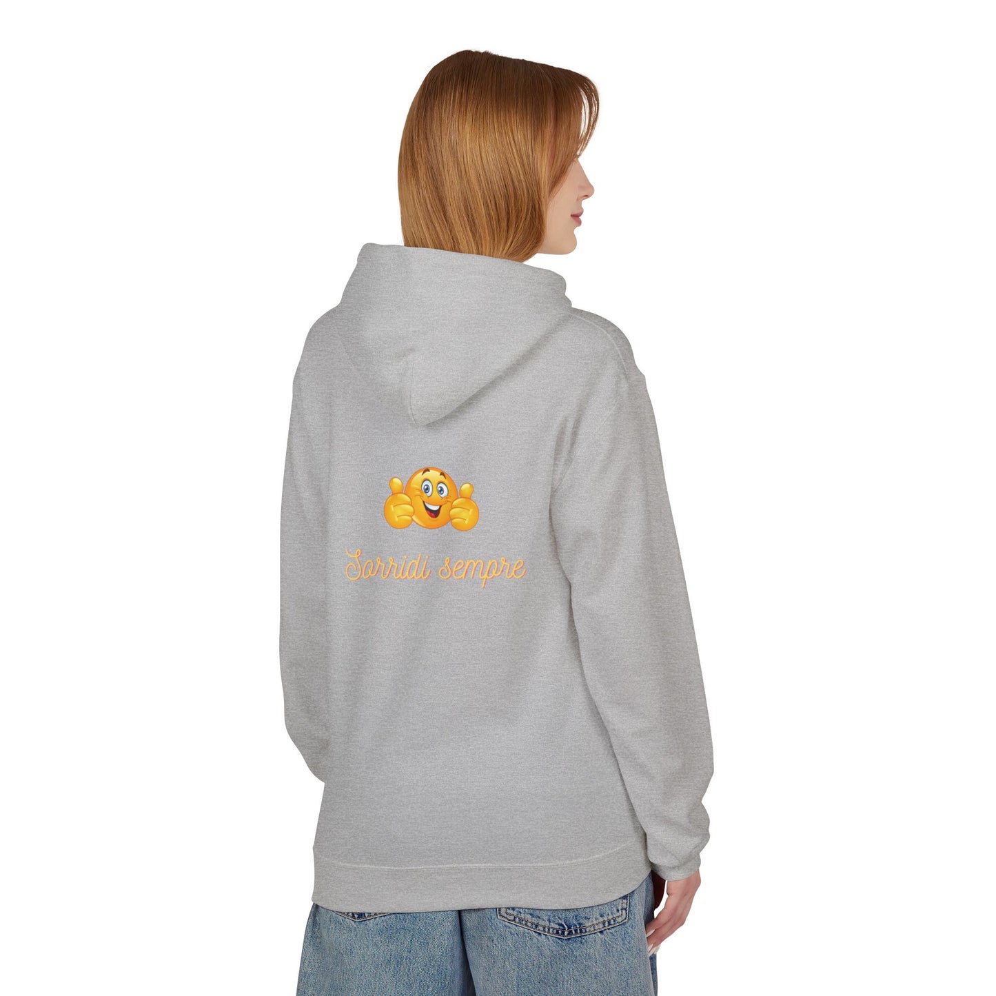 Smile Always Hoodie — Cute Emoji Graphic Hooded Sweatshirt