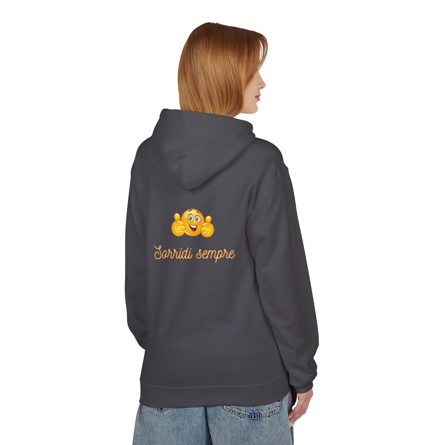 Smile Always Hoodie — Cute Emoji Graphic Hooded Sweatshirt