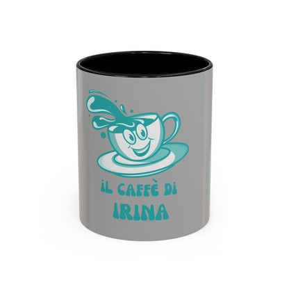 Coffee Mug — "Il Caffè di Irina" Personalized Italian Coffee Cup