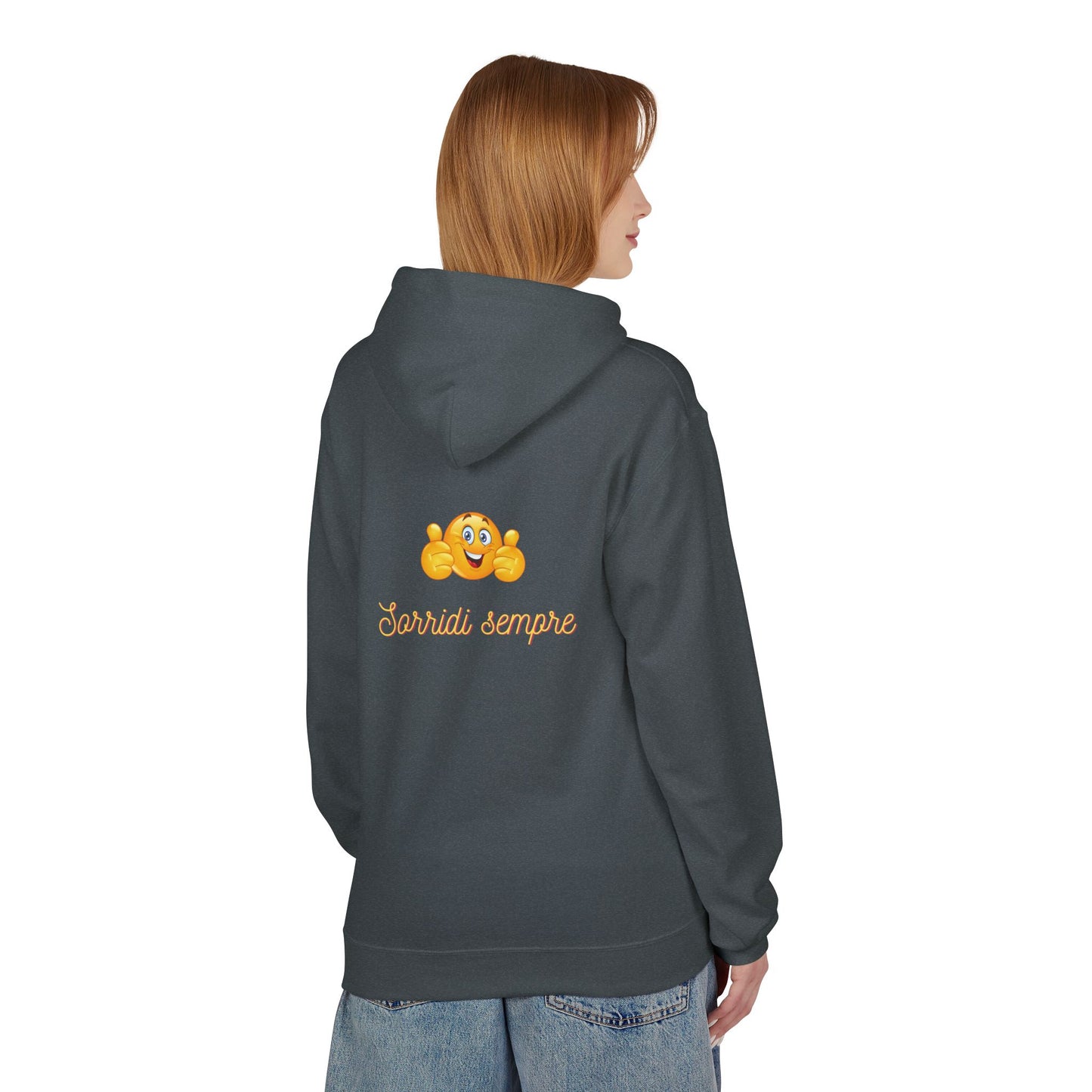 Smile Always Hoodie — Cute Emoji Graphic Hooded Sweatshirt