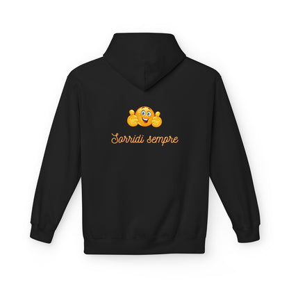 Smile Always Hoodie — Cute Emoji Graphic Hooded Sweatshirt
