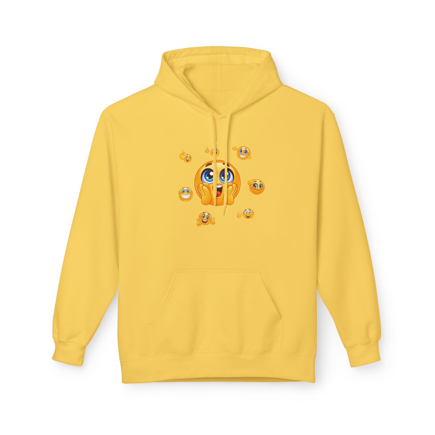 Smile Always Hoodie — Cute Emoji Graphic Hooded Sweatshirt