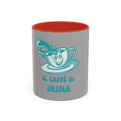 Coffee Mug — "Il Caffè di Irina" Personalized Italian Coffee Cup