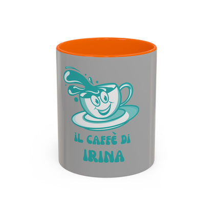Coffee Mug — "Il Caffè di Irina" Personalized Italian Coffee Cup