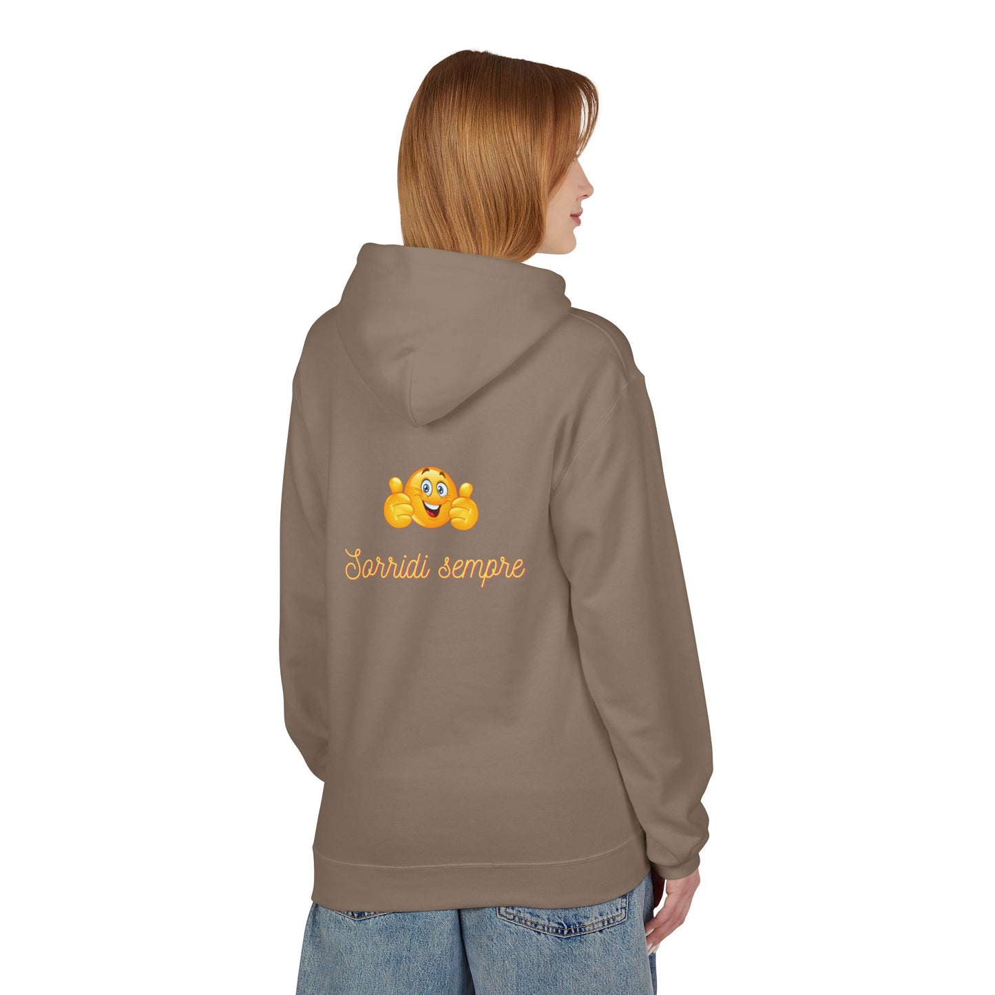 Smile Always Hoodie — Cute Emoji Graphic Hooded Sweatshirt